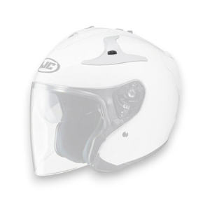 Casque ouvert HJC FG-Jet avec prise d'air supérieure droite, blanc nacré - État neuf - Product Image 1