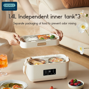 1,4l elettrico in acciaio inossidabile portatile a riscaldamento rapido scatola per il pranzo più caldo scatole per altri elettrodomestici da cucina scatola per il pranzo elettrico - Product Image 3