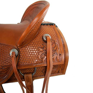 Vente directe d'usine, selles de cheval en cuir de vache respirant / Vente en gros personnalisée, selles de cheval en cuir léger pour l'équitation - Product Image 4