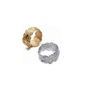 Handmade Napkin Ring Aluminum Antique Napkin Ring <b>Household</b> <b>Item</b> Decoration Round Shape Handmade Cheap Price - Product Image 2