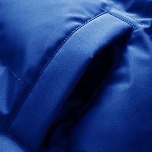 Chaqueta de plumón impermeable cálida de estilo de moda personalizada para hombre, chaqueta acolchada de burbujas de color sólido para invierno al por mayor - Product Image 2