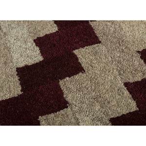 พรมขนสัตว์ทอมือสีเบจน้ำตาล Tahn-10 ขนาด 4 เมตร รูปทรงสี่เหลี่ยมลายก้างปลา สำหรับห้องนั่งเล่น ทางเข้าบ้าน ห้องโถง ความหนา 10 มม. เหมาะสำหรับวัยรุ่น - Product Image 3