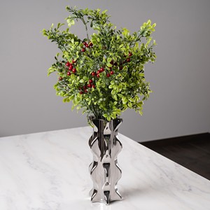Decoraciones Navideñas Tradicionales de Ramas Sintéticas de 50 cm con Piñas y Bayas Rojas para Guirnaldas y Coronas de Pared para Interiores - Product Image 5