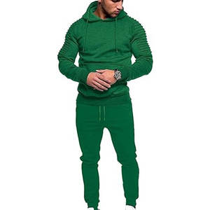 Chándal de Primera Calidad para Hombre, Transpirable, Grueso, 100% Algodón, Informal, Color Sólido, Impresión de Logotipo Personalizado Disponible - Product Image 5