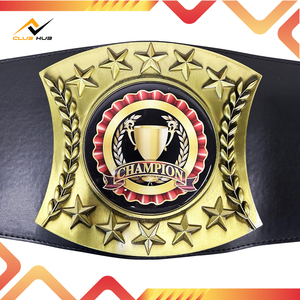 Hebilla de Acero de Doble Punta para Campeonato, Personalizada con Cuero Vacuno, Impermeable, Cómoda, Color Personalizado - Product Image 5