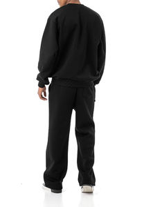 Conjunto Deportivo de Hombre 2026 con Capucha, Estilo Urbano, Logotipo Personalizado, Sudadera de Invierno + Pantalones Deportivos, 100% Algodón, Transpirable, Secado Rápido - Product Image 3