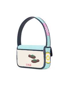 Sac à bandoulière perlé tendance pour femme, sac à main ethnique fait main en perles abstraites, sac de soirée mode - Product Image 4