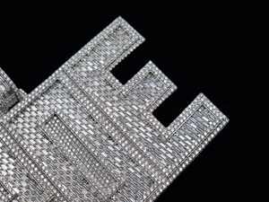 Pendentif en argent 925 de luxe avec logo personnalisé, moissanite, 3 pouces, grande taille, rond, médaille avec sertissage à griffes, clarté VVS, style hip-hop - Product Image 5