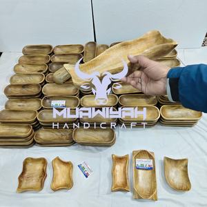 Meilleur produit 100% de haute qualité Bol à bougie en bois naturel pour Diwali Noël Article décoratif Dernier design à bas prix - Product Image 1