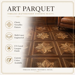 Parquet en bois d'ingénierie à motif <span class=keywords><strong>Versailles</strong></span> |   Couleurs personnalisées |   Villa de luxe commerciale |   Usine OEM - Product Image 3