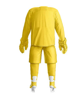 Uniformes de hockey sur glace en coton vierge, col en V, manches longues, uniforme de hockey sur glace à prix raisonnable - Product Image 2