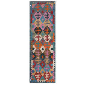 Alfombra Kilim de Maimana, Afganistán, 246 x 79 cm, Alfombras y Juegos de Alfombras - Product Image 1