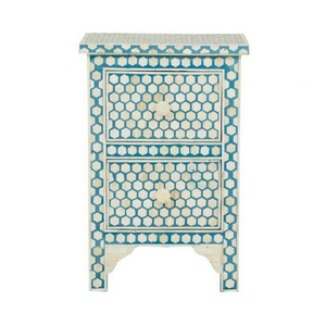 High-End Best Quality Bone Inlay Side Table with Stunning Round Designs Luxury Marble Bedroom Table From India Living Room Use - Product Image 5