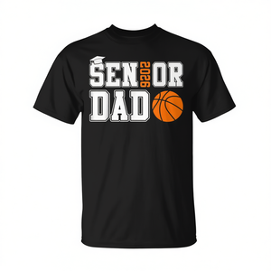 T-Shirt da Basket per Padre Orgoglioso della Classe 2026, Papà di Ultimo Anno che si Laurea con Stile - Product Image 2