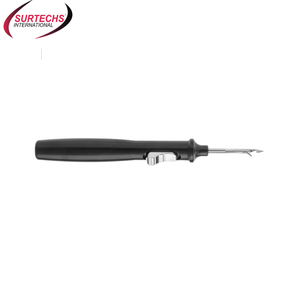 Instruments chirurgicaux manuels en acier inoxydable Surtechs Birdy mâchoire droite avec base de chirurgie à tige incurvée - Product Image 2