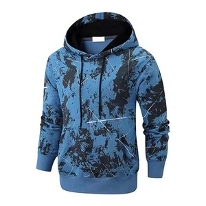 Hommes de haute qualité meilleur prix automne hiver pull décontracté tie-dye sweats à capuche 100% coton brodé Technique - Product Image 1