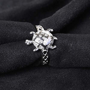 Buy Premium 925 Pure Sterling <b>Silver</b> <b>Rings</b> for <b>Men</b> Rhodium Plated Geometric Pattern Princess Cut Diamond Jewelry Inlay - Product Image 2