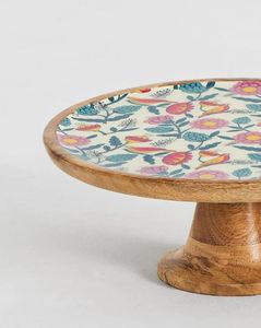 wooden cake <b>stand</b> floral best quality luxury design wedding birthday party antique and modern dessert wholesale made in india - Product Image 4