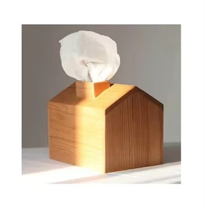 Caja de pañuelos de madera creativa personalizada al por mayor con logotipo de material plástico de bambú de mesa tejido nuevo diseño para almacenamiento de coche en casa - Product Image 5