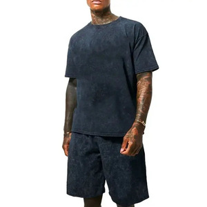 Ensemble de shorts de sport décontractés respirants pour hommes, mode été 2024, logo personnalisé, design uni - Product Image 5