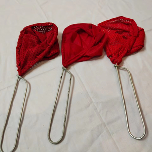 Filet d'atterrissage de pêche à la mouche en plein air Filet à truite Cadre en bois avec filet en caoutchouc Filet coulé à la main Thor Filet de pêche à la truite - Product Image 1