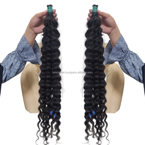 Vente en gros d'extensions de cheveux 100% humains vierges Remy Deep Wave Styling Tresses Produits de vente de cheveux - Product Image 5