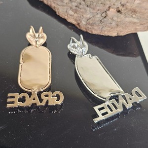 Mejor Oferta, Collar con Colgante de Nombre con Diamantes de Moissanita VVS, Chapado en Oro, Plata 925, Estilo Hip Hop para Hombre a Bajo Precio - Product Image 5