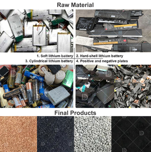 Système de production complet avancé de recyclage de batteries hybrides au lithium pour déchets électroniques - Product Image 5