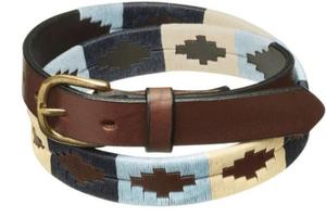 Ceinture décontractée en cuir véritable imprimé élégant POLO, fabriquée à la main en cuir pleine fleur tanné végétal, alliage unisexe, durable et écologique - Product Image 4