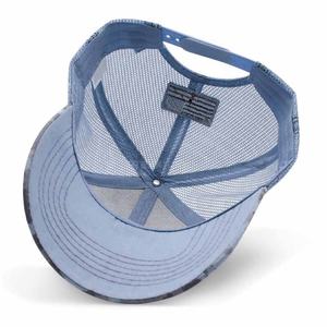 Custom OEM Embroidered Mesh Camouflaged Cotton Snapback <b>Hats</b>/ <b>Hats</b> with <b>Vintage</b> Custom logo - Product Image 6