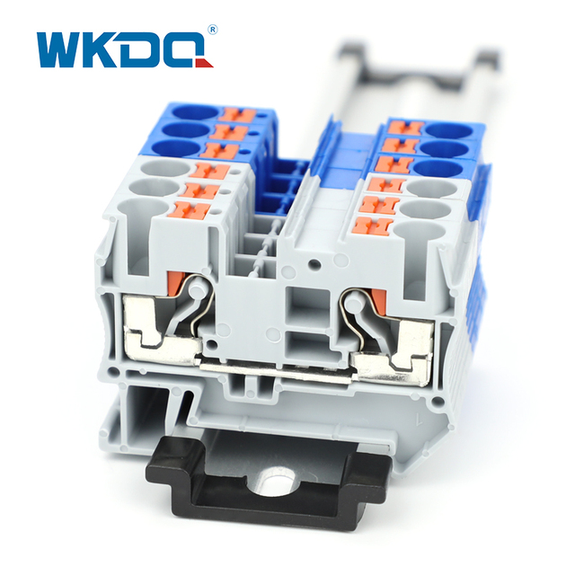 JPT 6 50pcs Push in Replaced PT DIN Rail Industrial Terminal Blocks