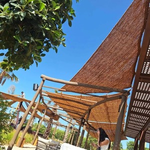 Triangle shaped sun shade sail coconut coir fiber terrace balcony <strong>sunshade</strong> awning <strong>net</strong> made in Vietnam - Product Image 2