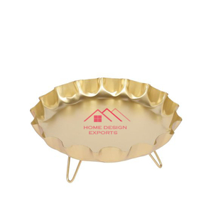 ชุดขาตั้งสำหรับวางกลางโต๊ะสำหรับตกแต่งงานแต่งงานทำจากโลหะสีทอง - Product Image 2