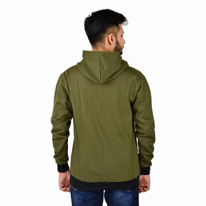 Sudadera con capucha de bolsillo de canguro Unisex personalizada de alta calidad Estilo de moda en diferentes colores Material de algodón 100% para el invierno - Product Image 1