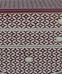 Mesa de Cajones Moderna con Incrustaciones de Hueso Artesanal, Muebles Indios Hechos a Mano para Dormitorio, Sala de Estar y Almacén, Gabinetes de Alta Calidad - Product Image 3