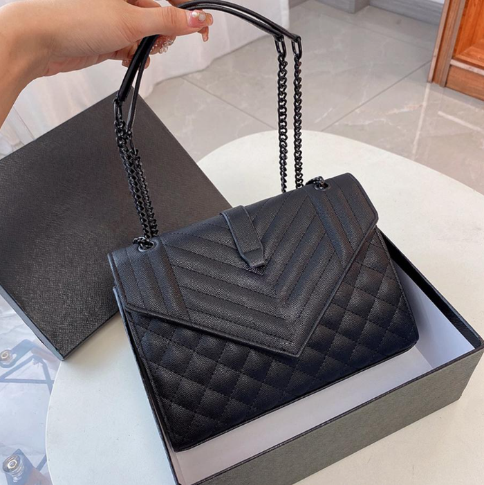 Fashion Chain crossbody Women Lady Handbags Shoulder Messenger Bag Tote Purse wallet Genuine Leather Caviar Skin Designer Top Qu