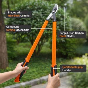 Sécateur manuel avec perche en acier, outil de jardinage à grande portée, <span class=keywords><strong>prix</strong></span> de gros <span class=keywords><strong>d</strong></span>'usine en Chine, approvisionnement en vrac, taille-branches - Product Image 4