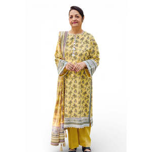 ชุดสูทผ้าลอนพิมพ์ลาย 3 ชิ้นสำหรับผู้หญิง พร้อมผ้าคลุมไหล่ รุ่น CL-62116 - Product Image 5