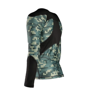 Wholesale Sublimation <b>Printing</b> Long Sleeve Mens Mma Rashguard Custom Bjj Rash Guard Swimming Compression T Shirts - Product Image 4