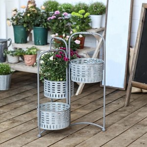 Macetas de flores de Metal 3 en uno más vendidas con personalización de logotipo para uso en jardín doméstico a bajo precio - Product Image 6