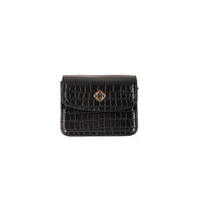 กระเป๋า PU ลายจระเข้สีดำ - Product Image 1