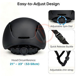Casco de Polo Resistente para Montar a Caballo, Ligero, Cómodo y Ajustable, Equipo de Seguridad para Deportes Ecuestres - Product Image 5