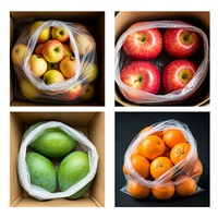 GRV Food Grade PE/PVC LDPE MAP verpakkingen met ritssluiting, op maat gemaakte kleur, digitale bedrukking, 10000 stuks minimale bestelhoeveelheid, fruit en groenten
