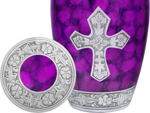 Urnes funéraires modernes de style croisé pour les cendres, nouveau design - Product Image 6