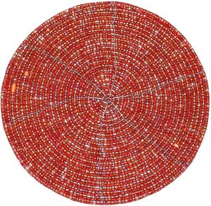 Royal Look Handmade <b>Beaded</b> Table Oaster Hotel Restaurant Table Decorative <b>Beaded</b> <b>Coaster</b> and Gifted Use Item - Product Image 1