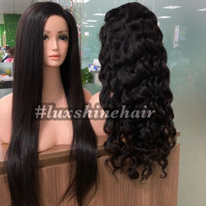 Cabello Remy virgen vietnamita 100%, pelucas frontales de encaje HD de alta calidad, extensiones de cabello humano Natural de onda profunda suelta - Product Image 2