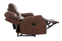 Nordischer Stil Modernes Echtleder-Polstersofa-Set mit Hoher Rückenlehne und Kissen, Komfortabel für Apartments und Villen