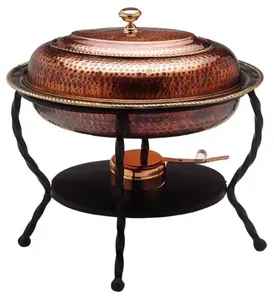 หม้ออุ่นอาหารทรงกลมสไตล์วินเทจเครื่องใช้ในโรงแรมดีไซน์ทันสมัย - Product Image 1