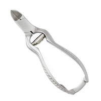 Ensemble de tondeuse podiatre robuste 5.5 ''pince à ongles à lame incurvée tête concave fichier noir Deb commode poignée de scalpel pour doigt