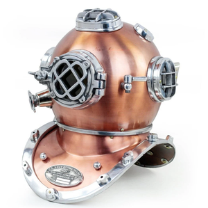 Casco DE BUCEO Deep Sea Scuba Morse-Casco DE BUCEO náutico con base de madera Casco DE BUCEO ANTIGUO de gran calidad - Product Image 1